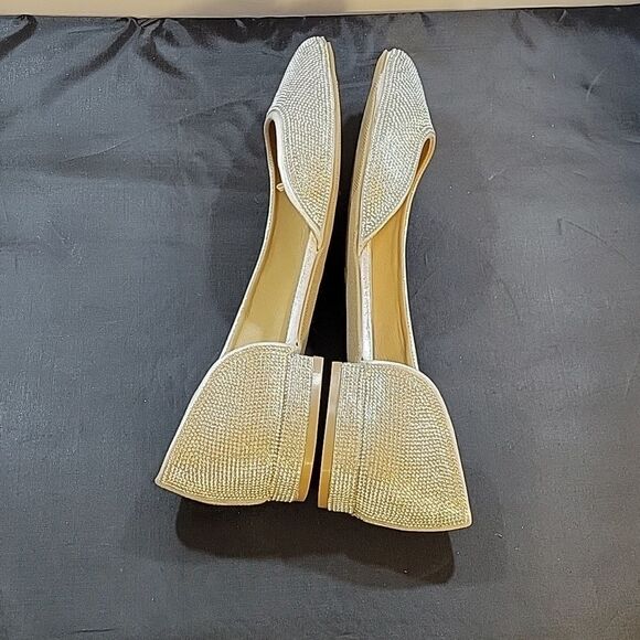 BRAND NEW JUICY COUTURE JEWEL STUDDED D'ORSAY POINTED TOE SLIP-ON FLAT S… - Picture 9 of 15